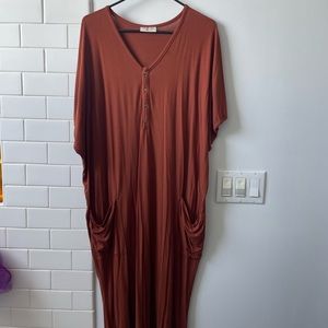 Dwell and Slumber Cocoon Dress XS / S Copper